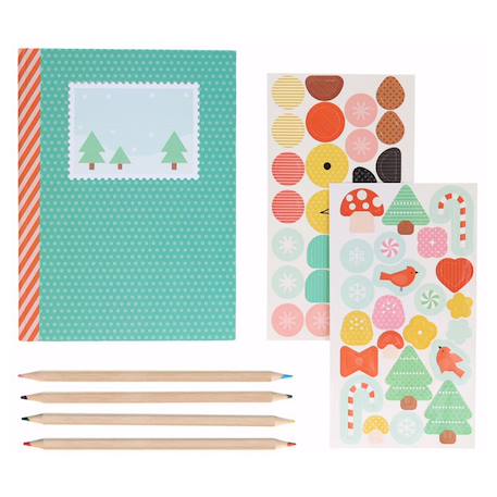 Kit papier de lettre - mes amis Multicolor 5 - vertbaudet enfant 