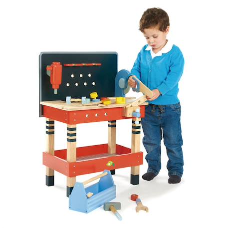 Établi en bois Multicolor 4 - vertbaudet enfant 