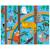 Puzzle double face - ménage des animaux Multicolor 2 - vertbaudet enfant 