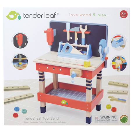 Établi en bois Multicolor 2 - vertbaudet enfant 