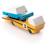 Camion remorque en bois Orange 5 - vertbaudet enfant 