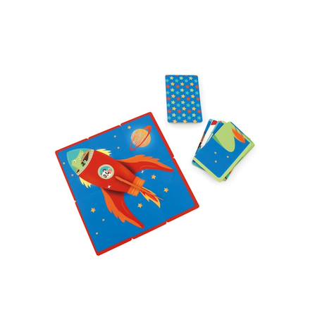 Puzzle Quête de l'espace Multicolor 3 - vertbaudet enfant 