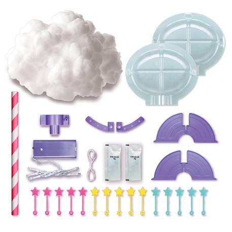 Nuage de lumière Fluffy - Fabriquez votre propre lampe nuage Multicolor 3 - vertbaudet enfant 