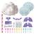 Nuage de lumière Fluffy - Fabriquez votre propre lampe nuage Multicolor 3 - vertbaudet enfant 