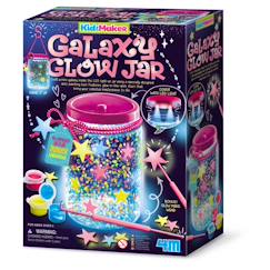 Jouet-Activités artistiques et musicales-Pot à lumière galactique - Kit LED