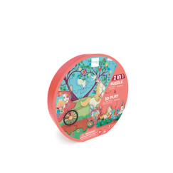 Jouet-Jeux éducatifs-Puzzles-Puzzle princesse 3D