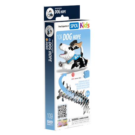 Puzzle 3d - chien Black;white 6 - vertbaudet enfant 