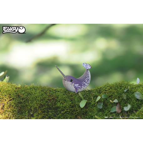 Puzzle 3d - narval Purple 5 - vertbaudet enfant 
