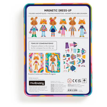 Jeu magnétique Dress-up rainbow fashion Multicolor 5 - vertbaudet enfant 
