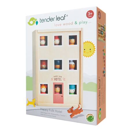 Hôtel happy folk en bois massif Multicolor 2 - vertbaudet enfant 