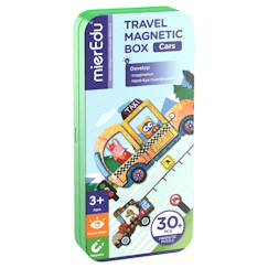 Jouet-Jeux éducatifs-Puzzles-Boïte de puzzle magnétique - véhicules
