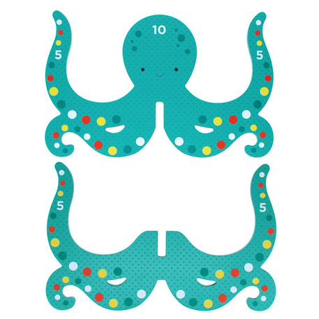 Jeu de lancer - calamars Multicolor 3 - vertbaudet enfant 