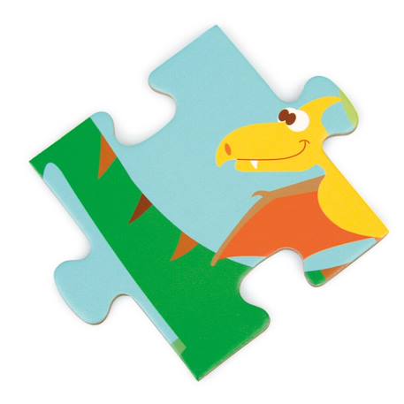 Puzzle 40 pièces  - le monde des dinos Multicolor 4 - vertbaudet enfant 