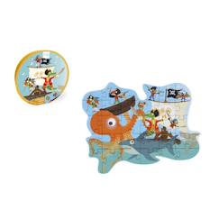 Jouet-Jeux éducatifs-Puzzles-Contour puzzle - pirate 29 pièces