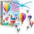 Kit créatif mobile montgolfières – 9 ballons à personnaliser Multicolor 5 - vertbaudet enfant 