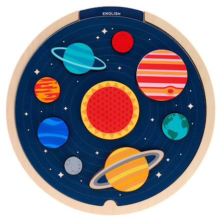 Puzzles et jeux - puzzle système solaire multilangue Multicolor 4 - vertbaudet enfant 