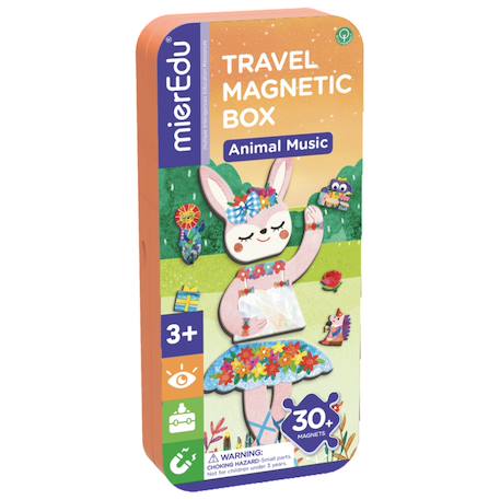 Boïte de puzzle magnétique - animaux Multicolor 1 - vertbaudet enfant 