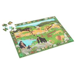 Jouet-Jeux éducatifs-Puzzles-Puzzle découverte - savane 150 pièces