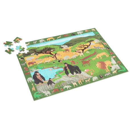 Puzzle découverte - savane 150 pièces Multicolor 1 - vertbaudet enfant 