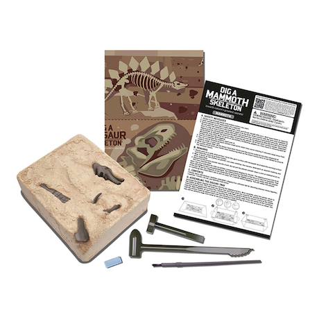 Kit de fouille – Squelette de mammouth à découvrir et assembler Multicolor 5 - vertbaudet enfant 