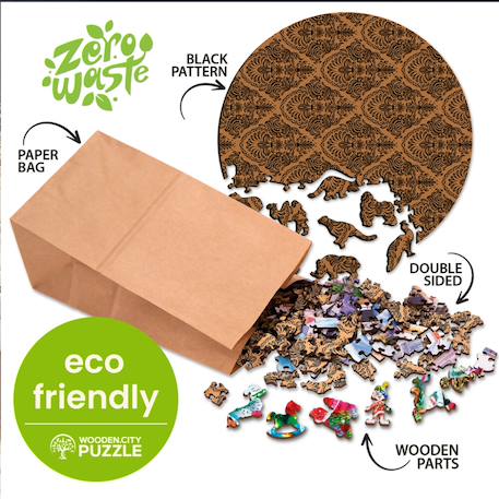 Puzzle - modish dear 250 pièces Multicolor 4 - vertbaudet enfant 