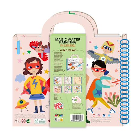 Peinture à l'eau - super héros Multicolor 6 - vertbaudet enfant 