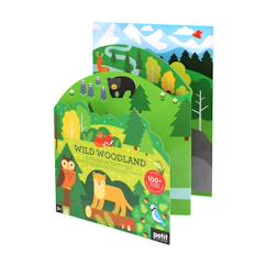 Jouet-Activités artistiques et musicales-Autocollants reutilisables set - forêt sauvage