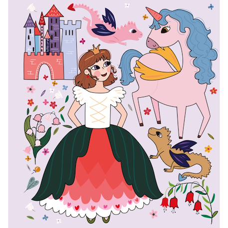 Peinture à l'eau - contes de feés Multicolor 2 - vertbaudet enfant 