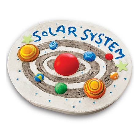 Kit moulage - système solaire sur pierre Multicolor 2 - vertbaudet enfant 