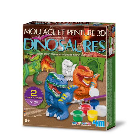 Kit moulage - dinosaure 3d - version fr + nl Multicolor 1 - vertbaudet enfant 