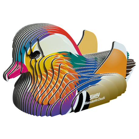 Puzzle 3d - canard mandarin Multicolor 1 - vertbaudet enfant 