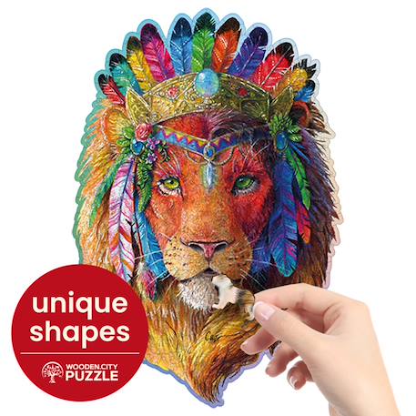 Puzzle - mystic lion 505 pièces Multicolor 5 - vertbaudet enfant 