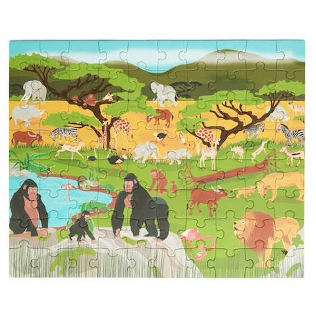 2 en 1 puzzle magnétique - jeu de recherche - savane Multicolor 4 - vertbaudet enfant 