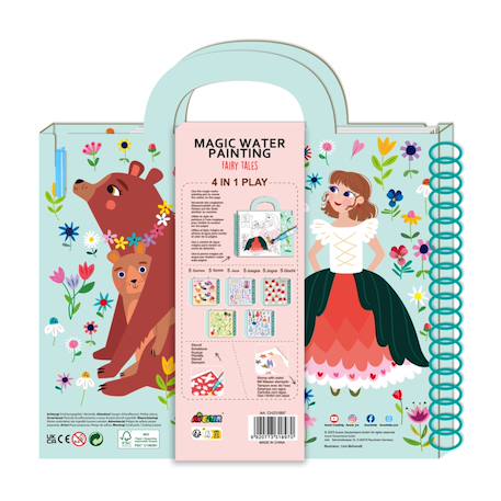 Peinture à l'eau - contes de feés Multicolor 6 - vertbaudet enfant 