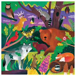 -Puzzle - forêt illuminee glow in the dark 500 pièces