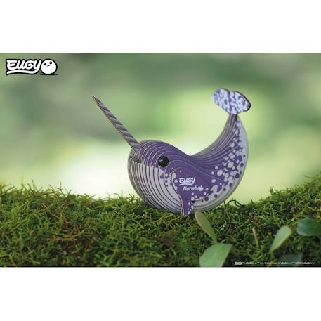 Puzzle 3d - narval Purple 4 - vertbaudet enfant 