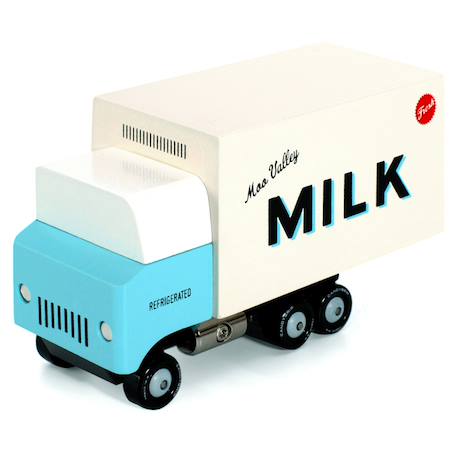 Van milk - camion à lait - bois de hêtre massif White 2 - vertbaudet enfant 