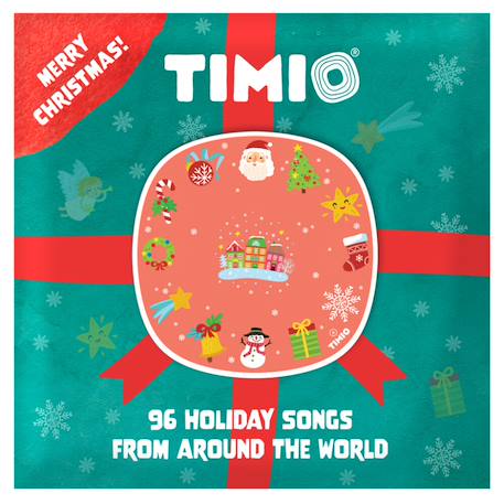 Disque de Noël TIMIO – 96 chansons festives en 8 langues Multicolor 5 - vertbaudet enfant 