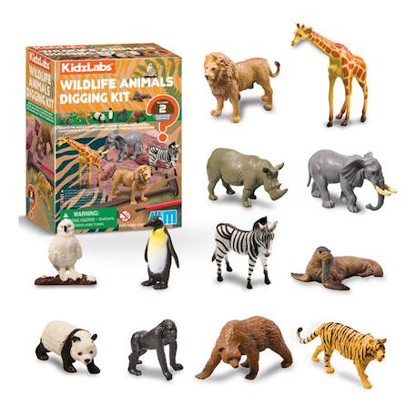 Kit archéologique pour enfants – À la découverte de la faune Multicolor 4 - vertbaudet enfant 