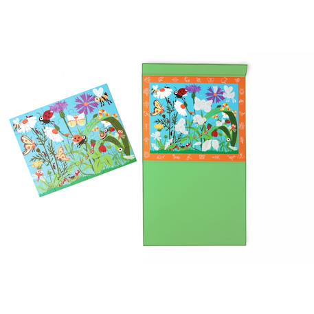 2 en 1 puzzle magnétique - jeu de recherche mystery - insecte Multicolor 3 - vertbaudet enfant 