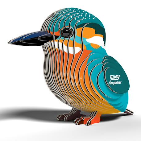 Puzzle 3d - martin-pêcheur Multicolor 2 - vertbaudet enfant 