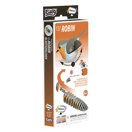 Puzzle 3d - robin Multicolor 6 - vertbaudet enfant 