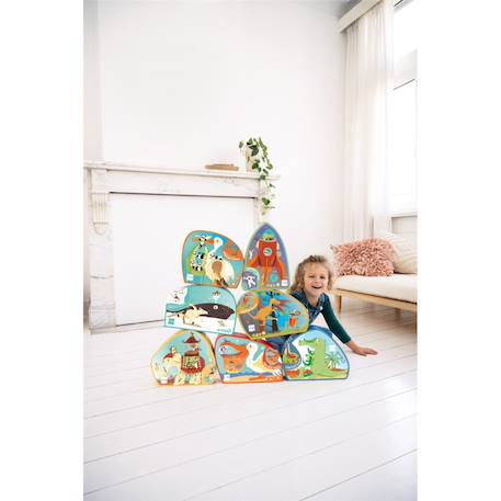 Contour puzzle - cicogne 24 pièces Multicolor 6 - vertbaudet enfant 