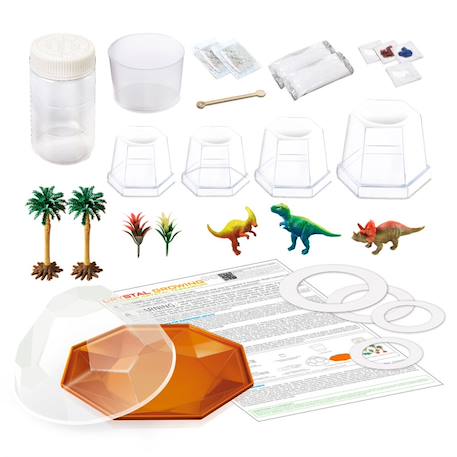 Kit scientifique – Crée un monde de dinosaures et de cristaux Multicolor 3 - vertbaudet enfant 