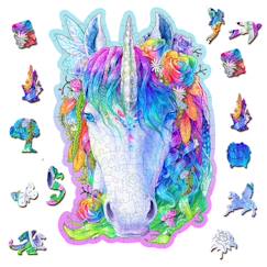 Jouet-Jeux éducatifs-Puzzles-Puzzle - stylish unicorne 150 pièces