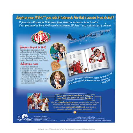 Coffret livre + Renne du lutin farceur - 'Une tradition de Noël magique' Multicolor 6 - vertbaudet enfant 