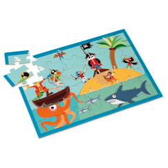 Jouet-Jeux éducatifs-Puzzles-2 en 1 puzzle & 3dplay - pirate 36 pièces