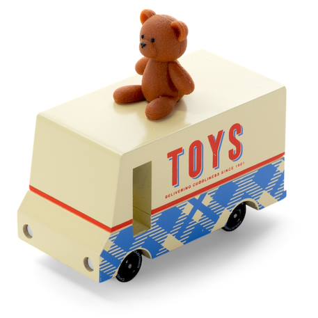 Van Teddy bear - bois de hêtre massif Multicolor 2 - vertbaudet enfant 