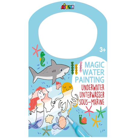 Peinture à l'eau - sous-marin Multicolor 2 - vertbaudet enfant 