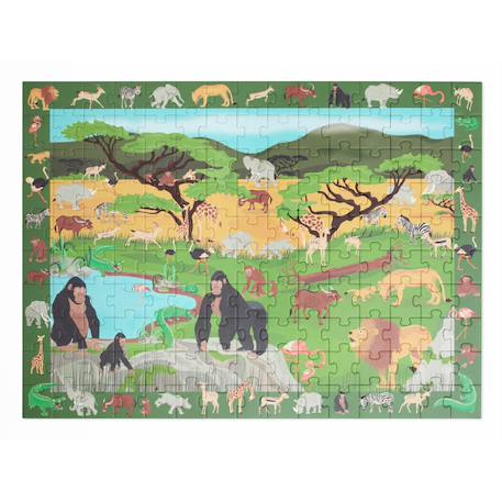 Puzzle découverte - savane 150 pièces Multicolor 2 - vertbaudet enfant 